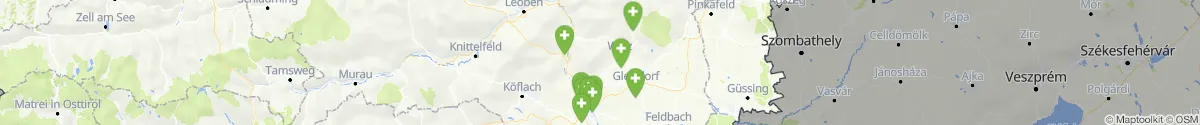 Map view for Pharmacies emergency services nearby Gutenberg-Stenzengreith (Weiz, Steiermark)